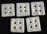 Handmade ceramic buttons (set of 5)